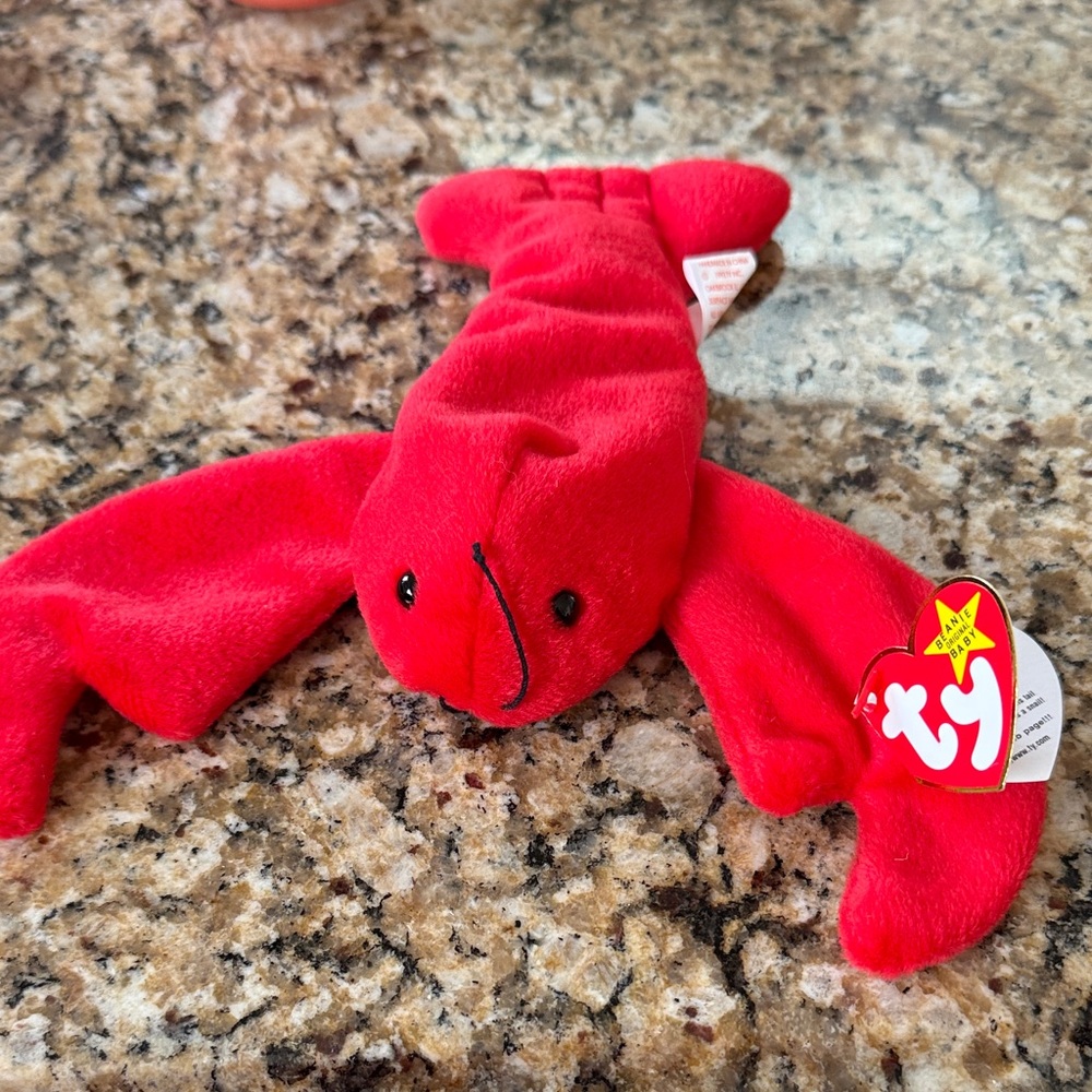 Ty Vibrant Red Lobster Plush for Pets